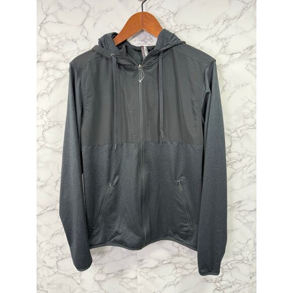 Kirkland Men’s Jacket sz S Fitness Workout Hooded Zip #G345 - Picture 3 of 7